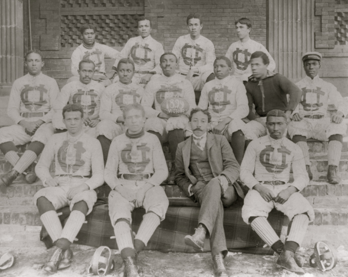 An old group photo of an HBCU athletic team