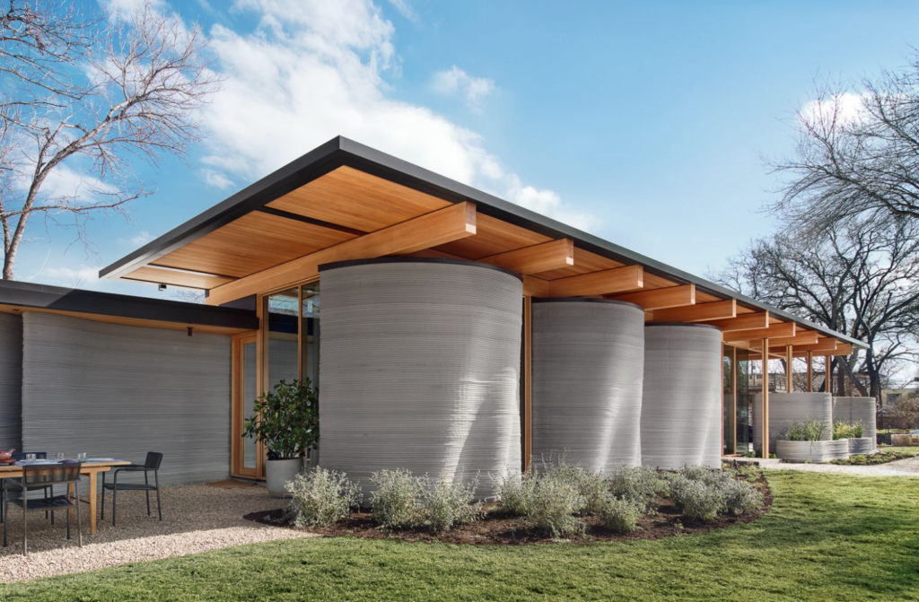 An award-winning ICON 3D printed house in East Austin